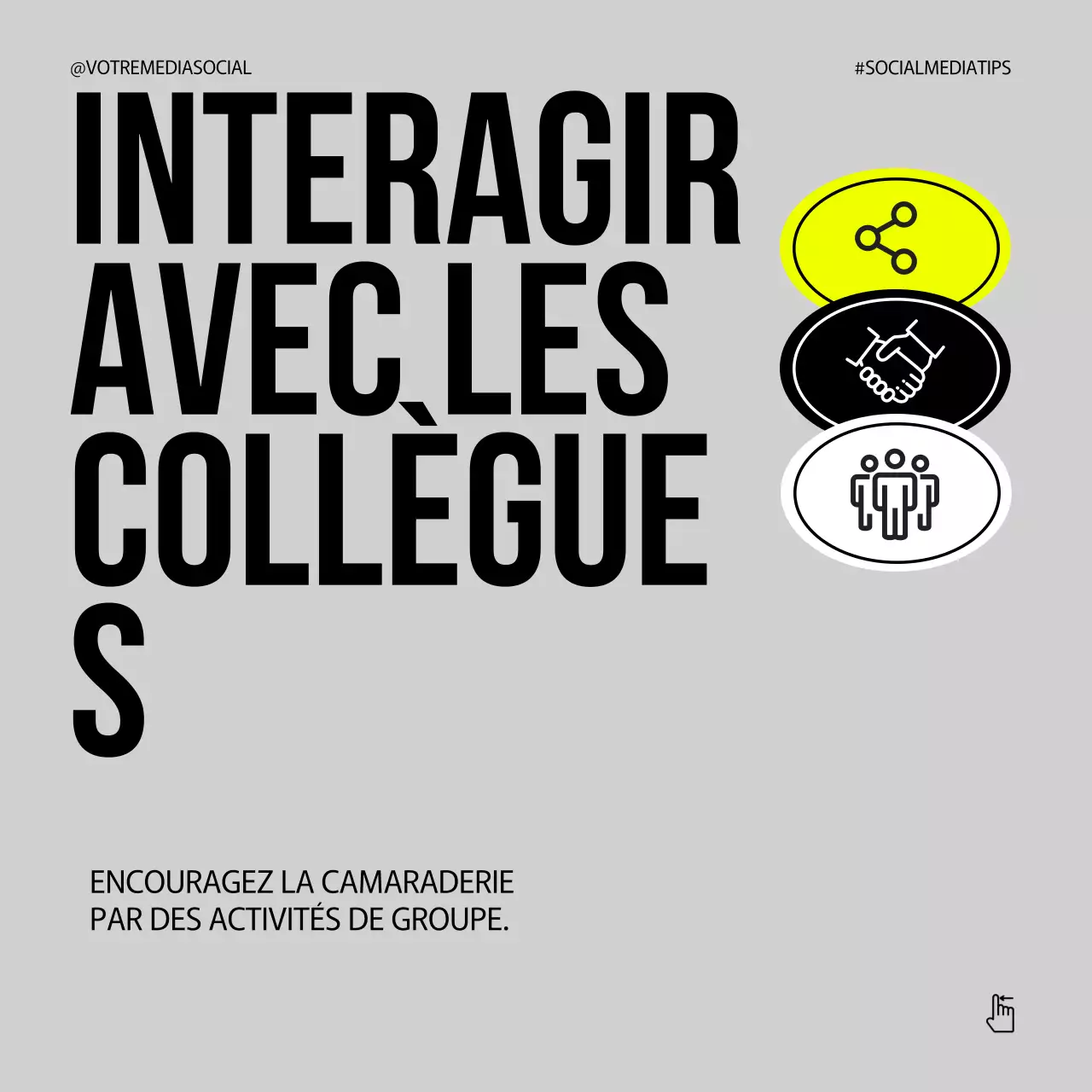 Gris Néon Vert Gras Journée nationale du vélo Conseils Instagram Carousel Post