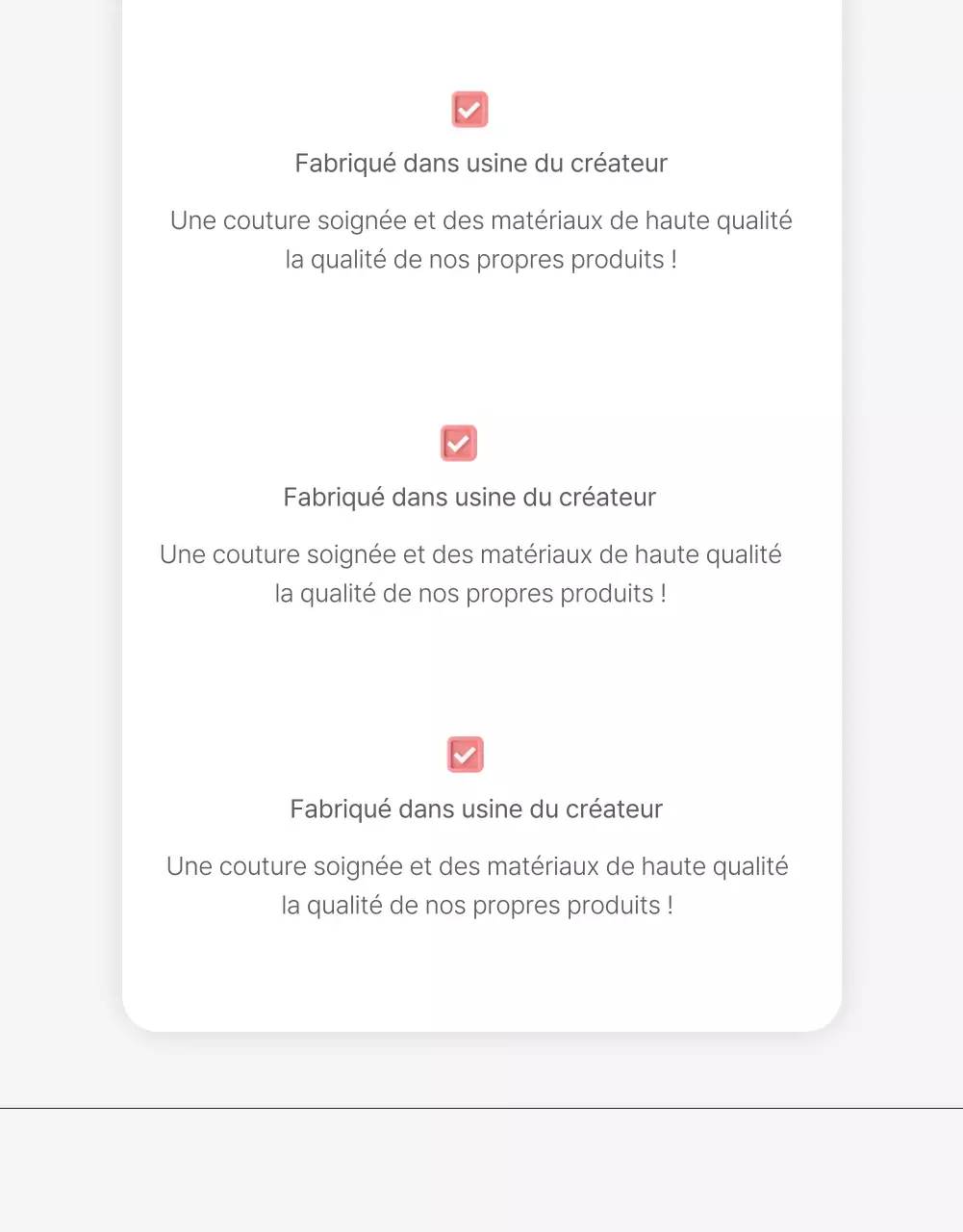 Une publicité pour un centre commercial de mode avec des emojis stylisés simples, blancs et gris.