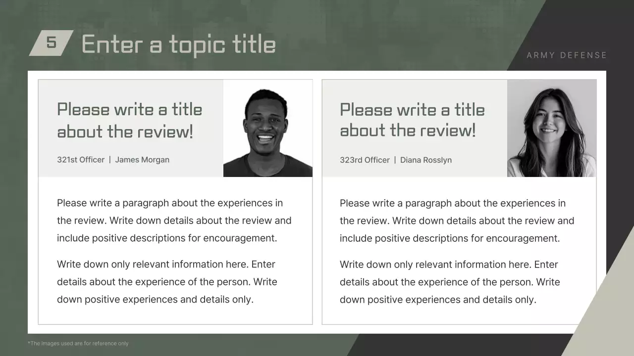 Sage Modern Military Presentation