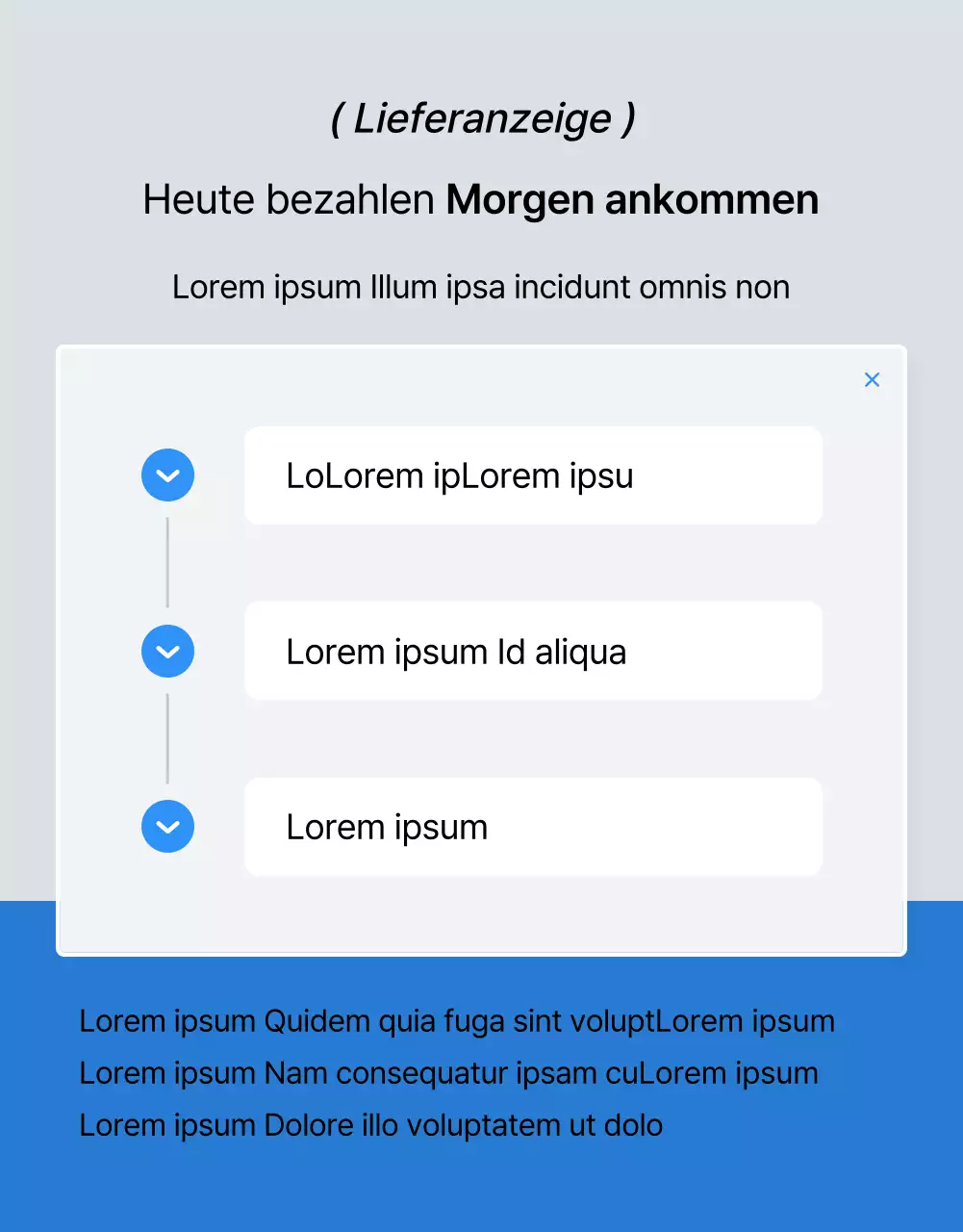 Unterstützen Sie den blau-weißen Modetrend mit einer detaillierten Seite über die wichtigsten Trends