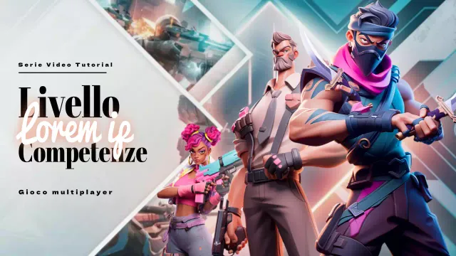 Copertina del video tutorial del gioco di SF blu e grigio