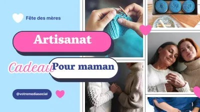 Rose Bleu Minimal Moderne Cadeau Artisanal Pour Maman Célébrer la Fête des Mères Youtube Thumbnail