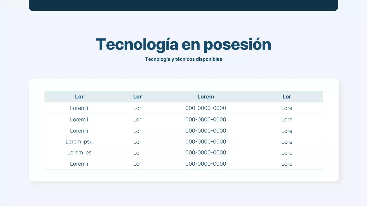 Un sencillo informe de cronometraje de una empresa de construcción en azul marino