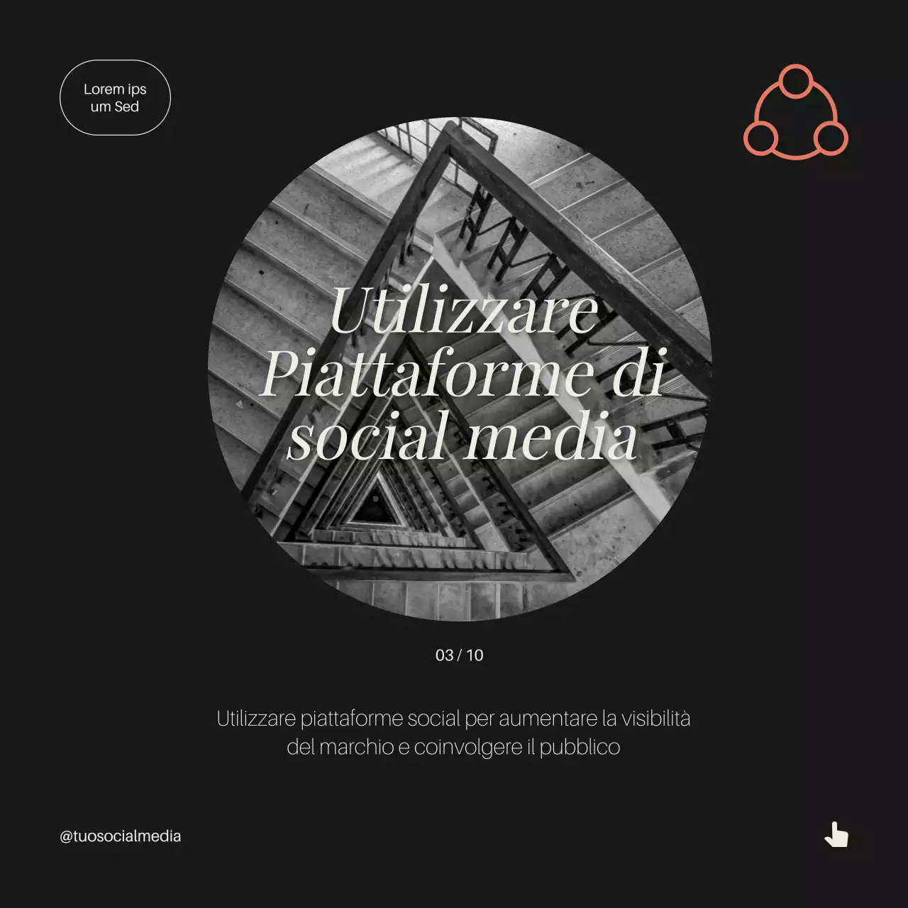 Nero Moderno Strategia elegante per la costruzione dell'identità del marchio Suggerimenti Carosello Instagram