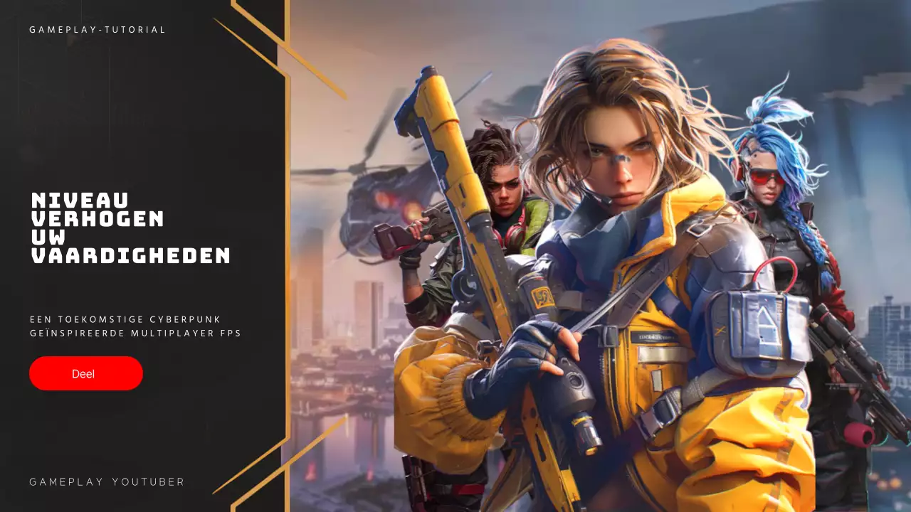 Cyberpunk video cover zilver en blauw