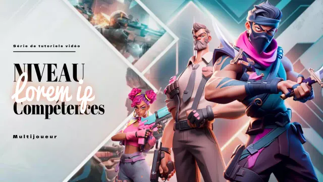 Tutoriel SF bleu et gris Couverture vidéo de gameplay