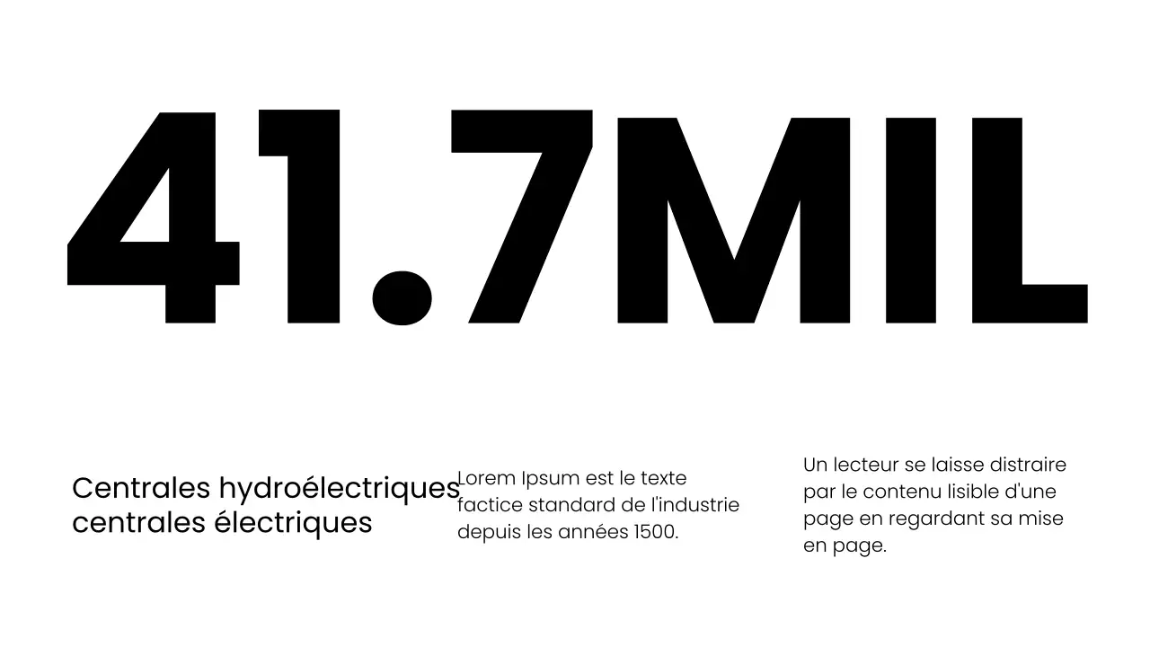 Proposition de mise en page d'entreprise moderne en noir et blanc