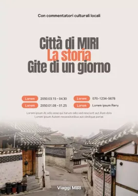 Promuovere le gite tradizionali in beige