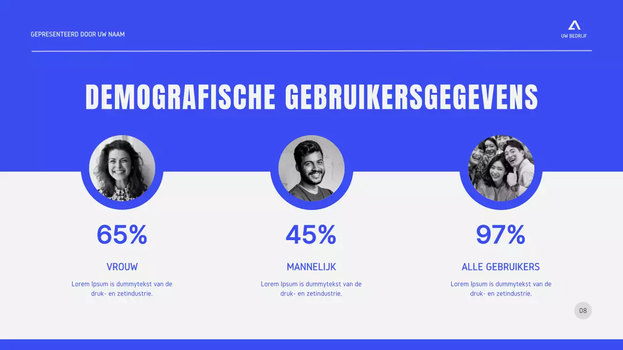 Zwart Wit Grijs Minimale Bedrijfsstrategie