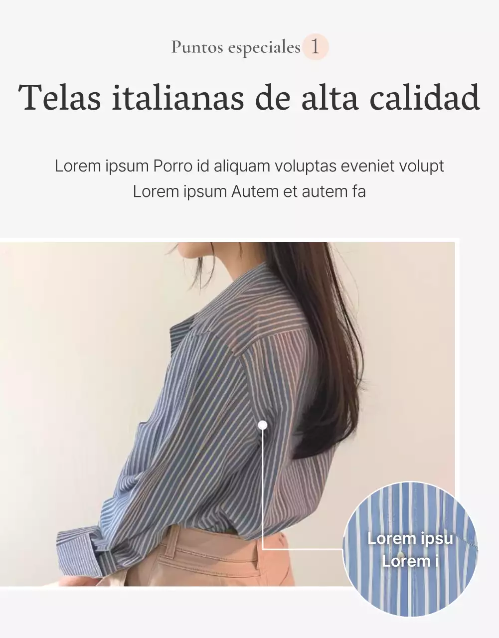 Un anuncio de un centro comercial de moda con sencillos emojis estilizados en blanco y gris