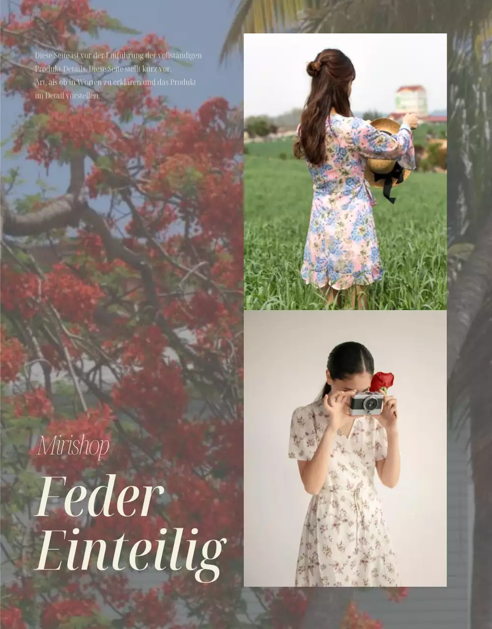 Ein hübsches Frühlingskleid in Gelb und Beige Details