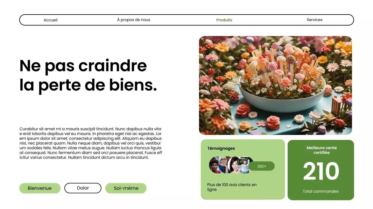 Présentation de la société Green Modern Flower Shop