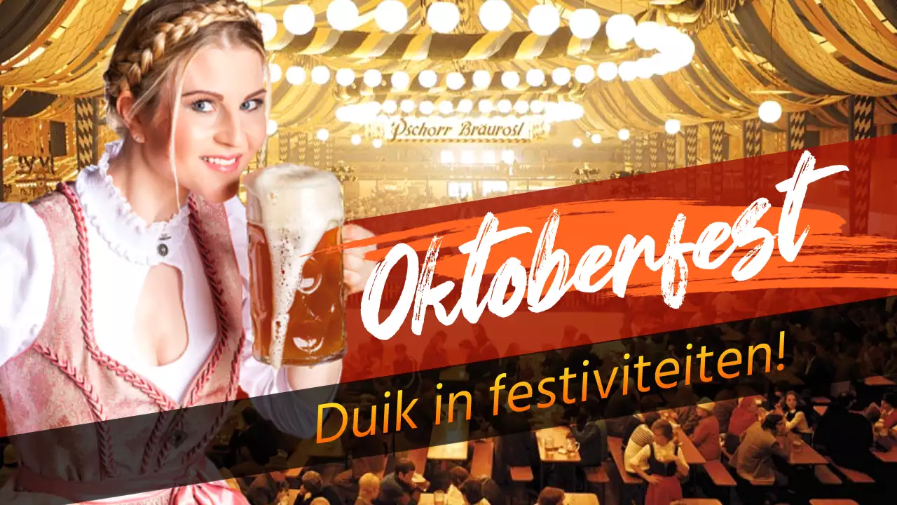 Een bruin, retro Oktoberfest-ervaring MainTitle