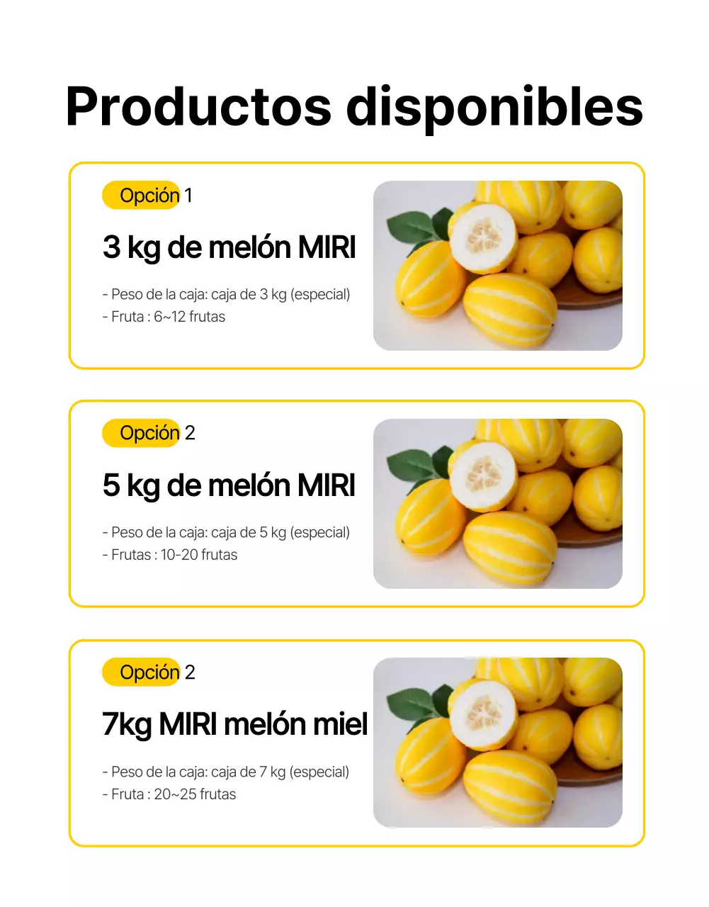 Promover la fruta fresca amarilla y sencilla