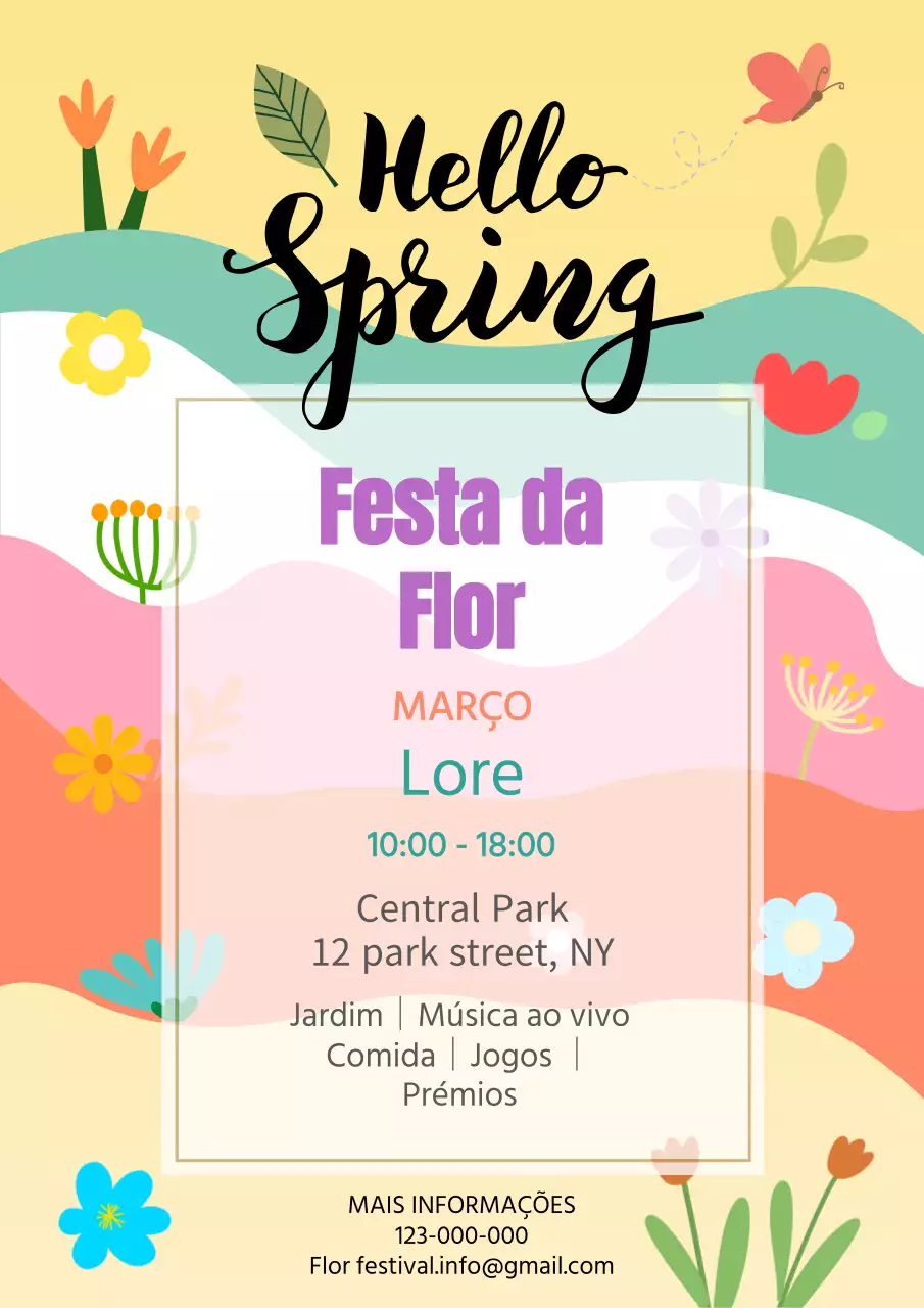 Recrutamento da Festa das Flores Giras do Arco-Íris