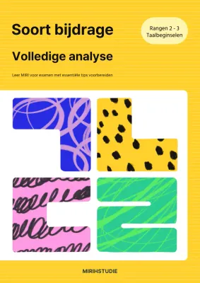 Een geel, pop-art oefenboek voor schooltaal