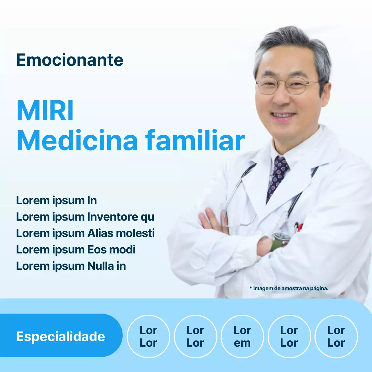 Promover um hospital limpo e azul claro
