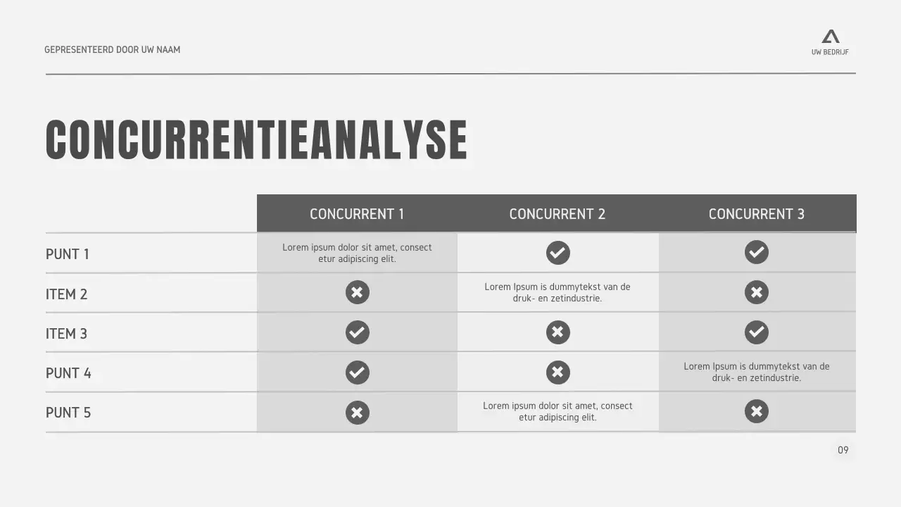 Zwart Wit Grijs Minimale Bedrijfsstrategie