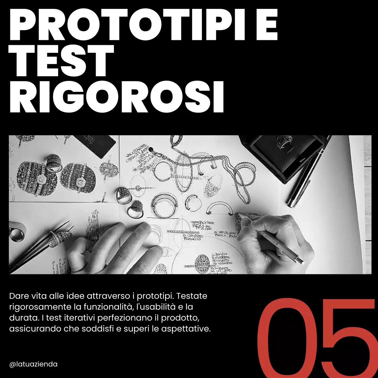 Rosso Beige Minimal Bold Guida allo sviluppo di un carosello di prodotti Instagram Suggerimenti Strategia