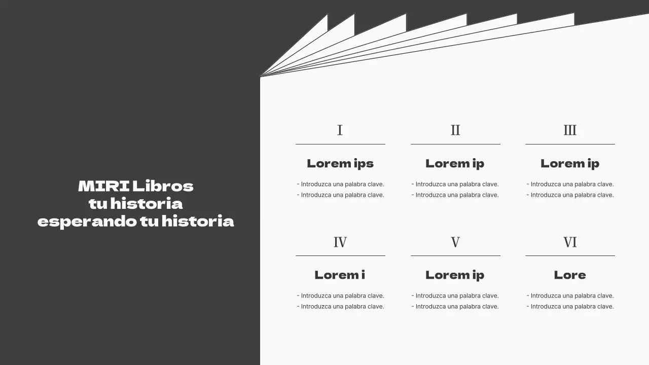 Una sencilla propuesta de libro en blanco y negro