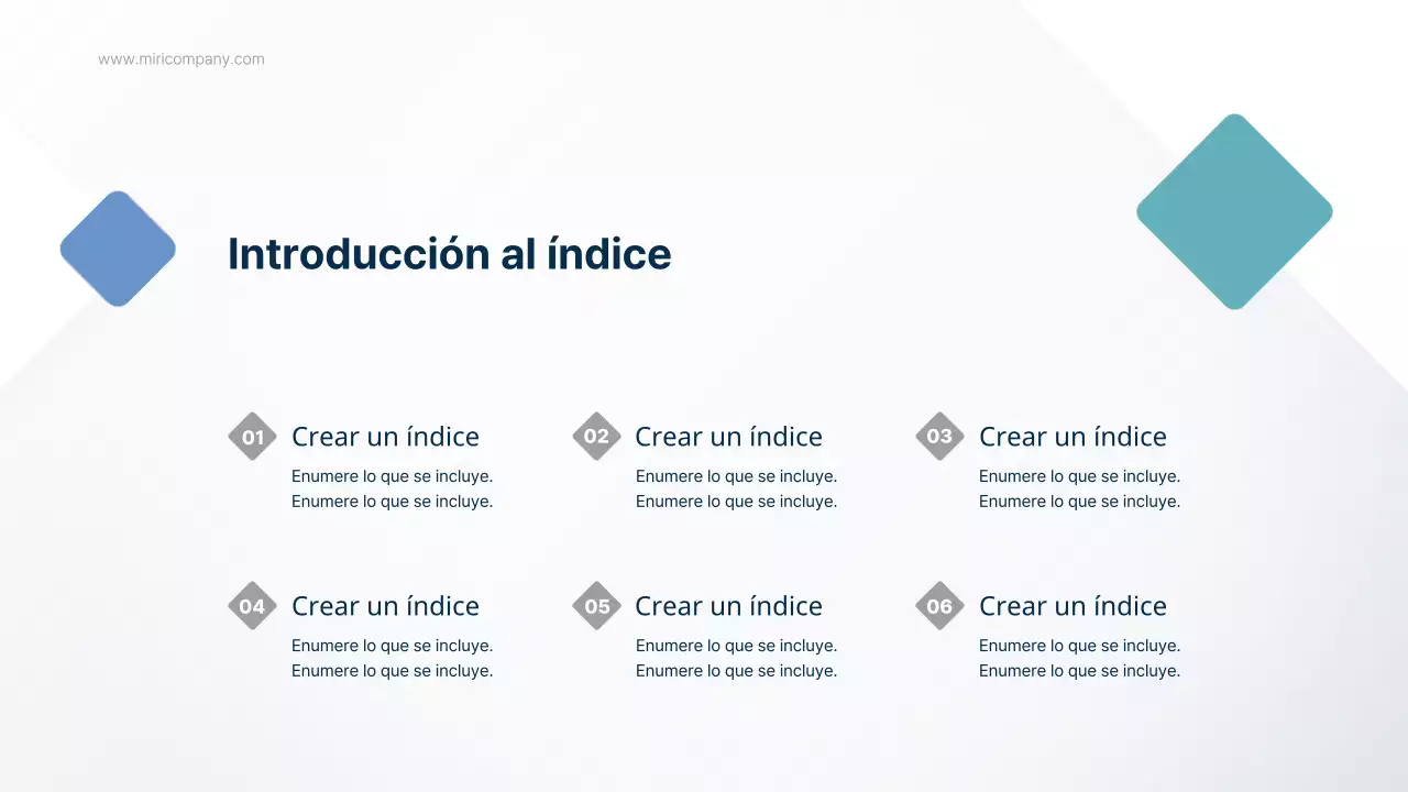 Un sencillo informe del sector público en azul claro y menta