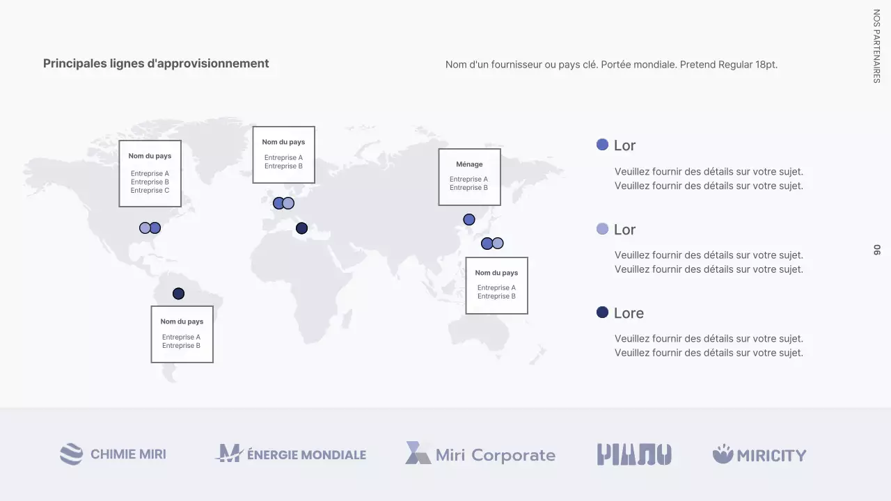 Lettre de motivation d'entreprise avec une usine moderne en noir et blanc et bleu marine