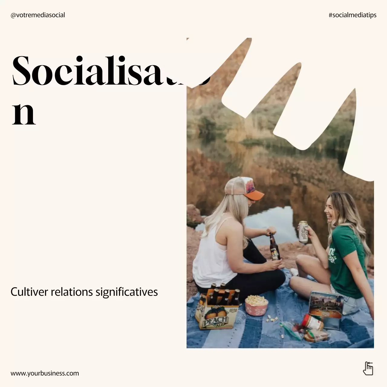 Beige Minimal Mental Wellness Good Lifestyle Instagram Carousel Post