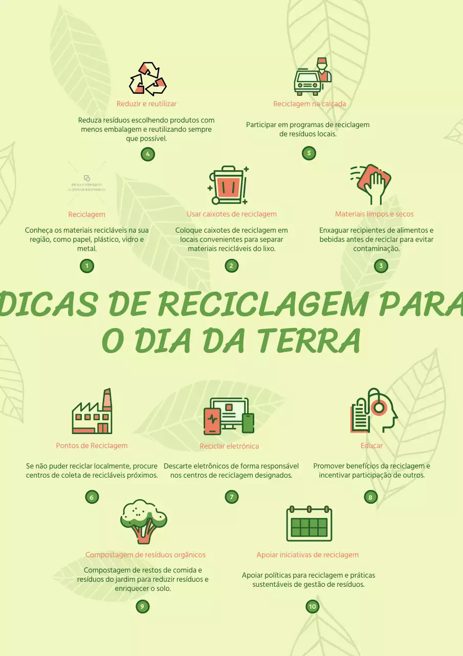 Dicas de reciclagem para o Dia da Terra