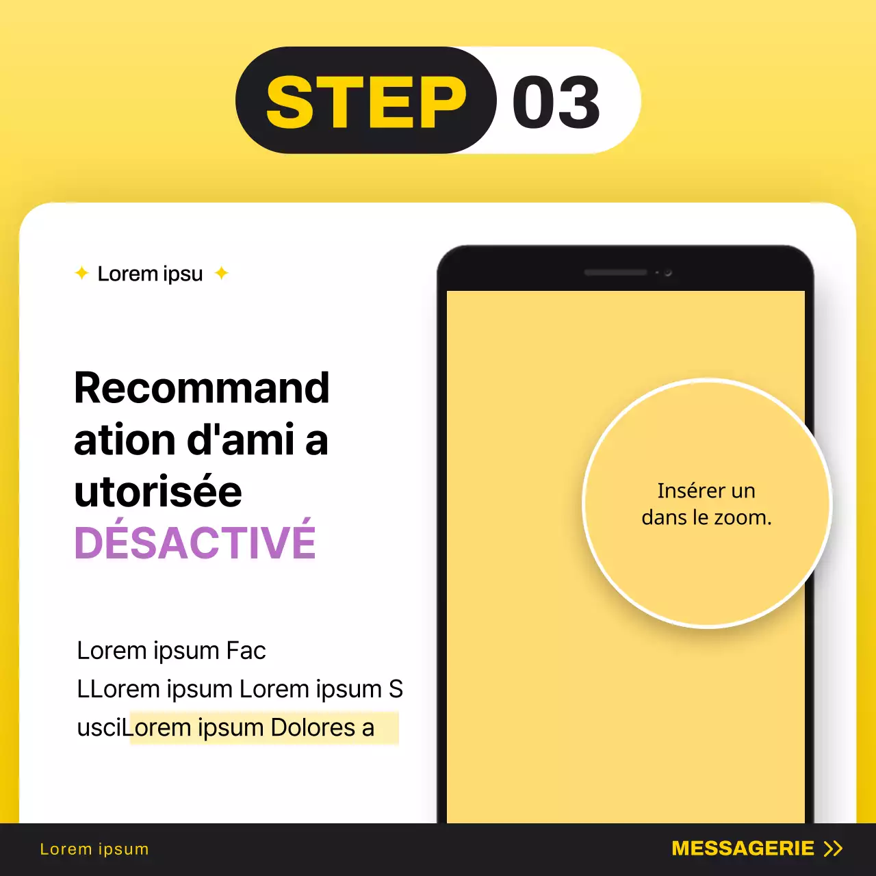 Promouvoir une simple concession de téléphonie mobile en jaune