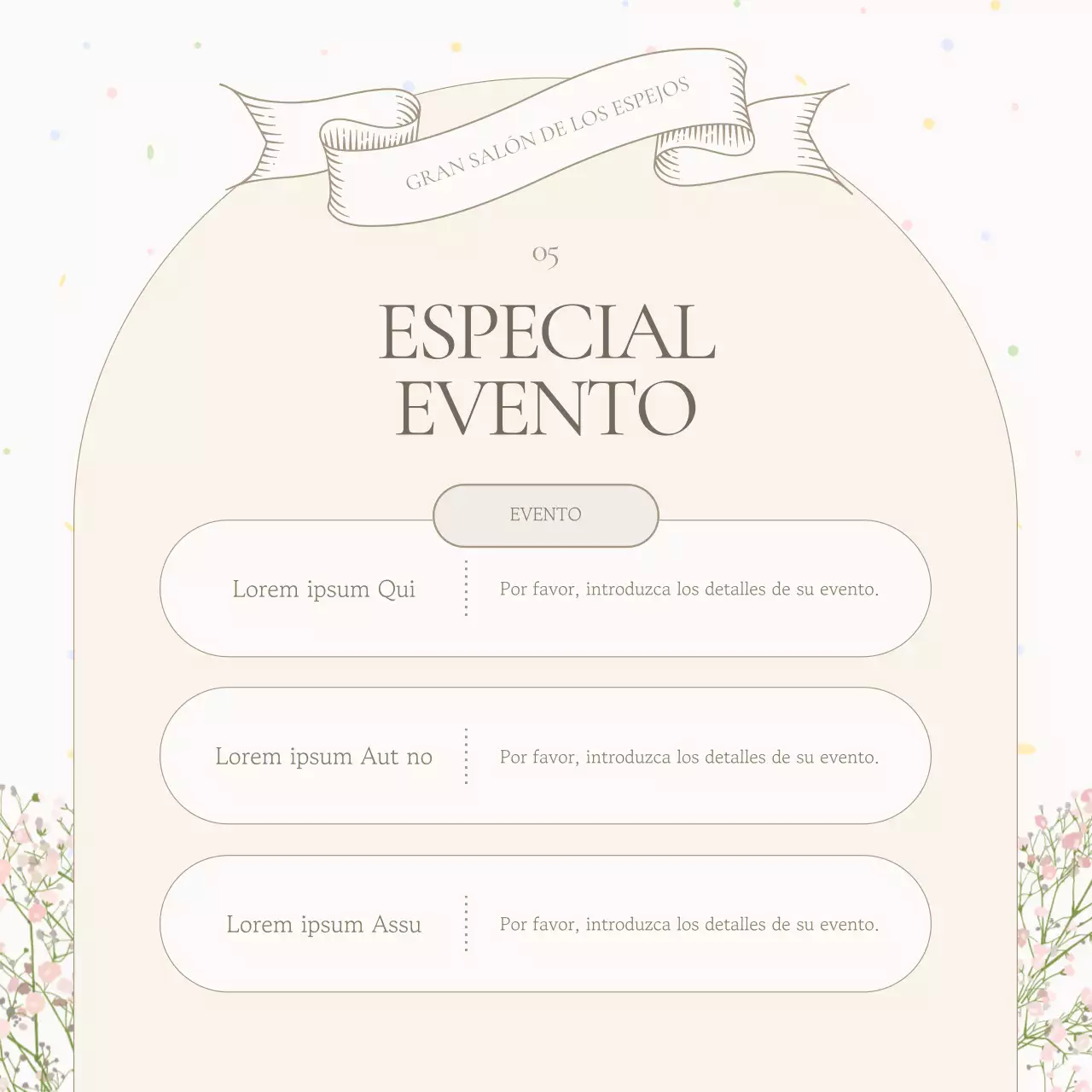 Promover una boda clásica en marfil y beige