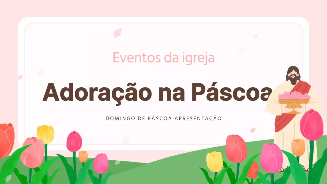 Planos de aula de adoração na zona da Páscoa em rosa e branco