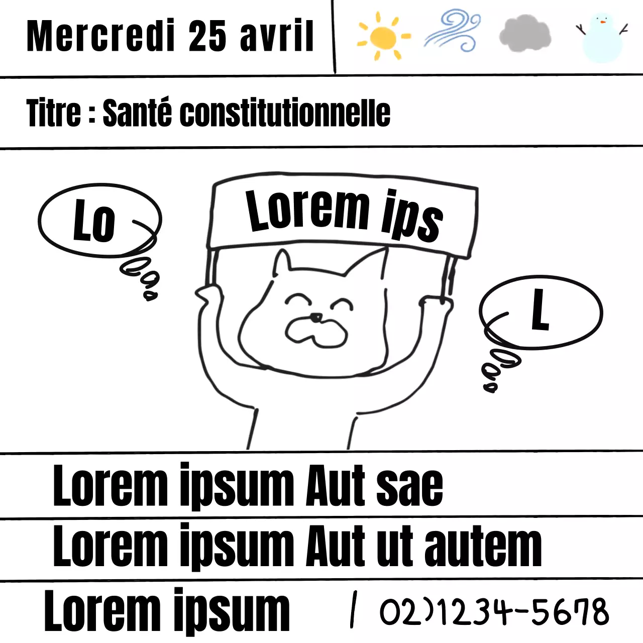 Une publicité blanche et maladive pour une clinique de médecine chinoise