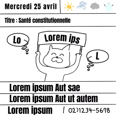 Une publicité blanche et maladive pour une clinique de médecine chinoise