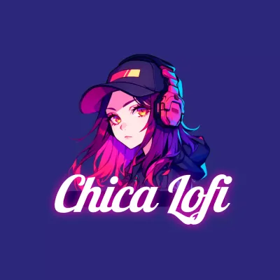 Invitación Logo Retro Gamer Morado y Rosa