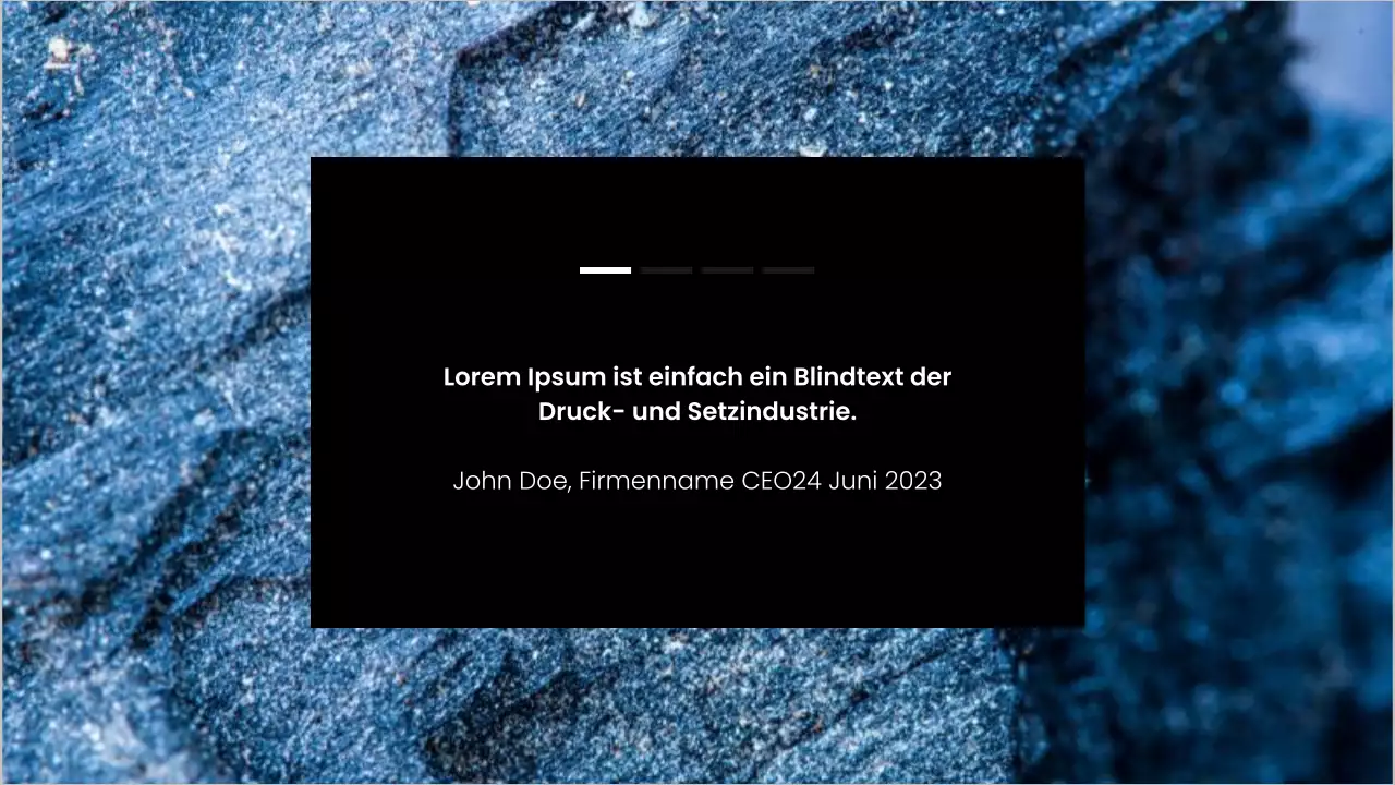 Schwarz und Weiß Modernes Business-Layout-Vorschlag