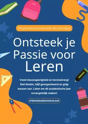 Maak reclame voor het speciale cursusprogramma van je school