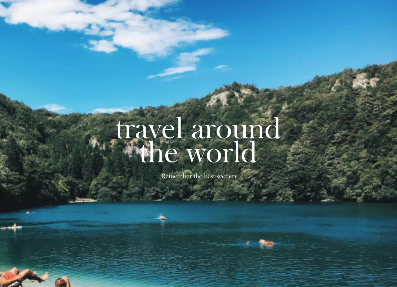 Merchandise sentimental dengan fotografi lanskap yang memukau