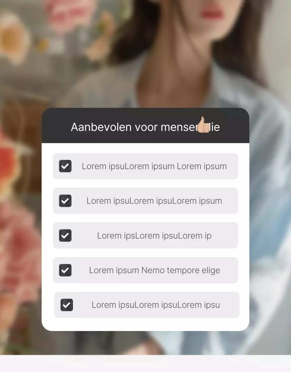 Een advertentie in een winkelcentrum met eenvoudige witte en grijze gestileerde emoji's