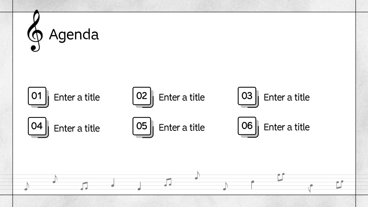 Black Minimal Music Promotion Presentation