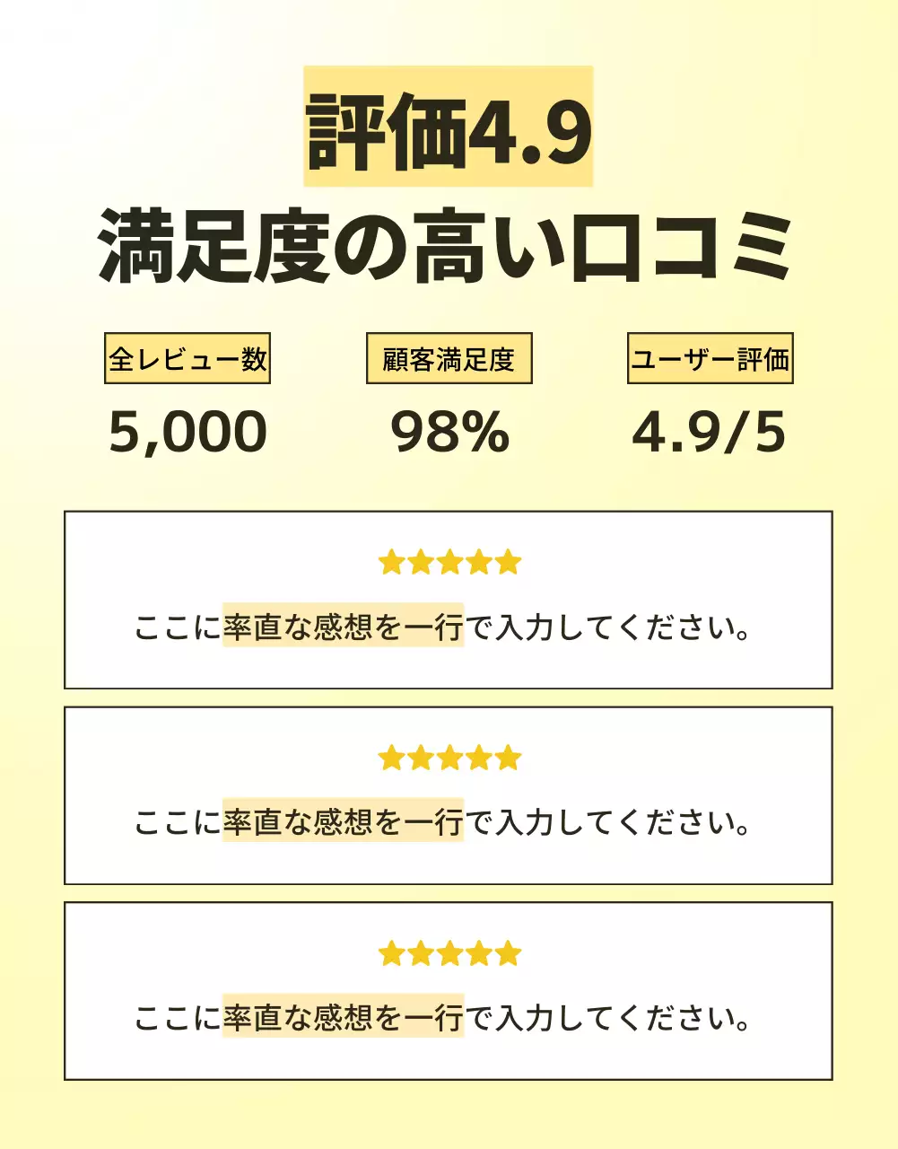 黄色 シンプル スキンケア ポスター 詳細ページ