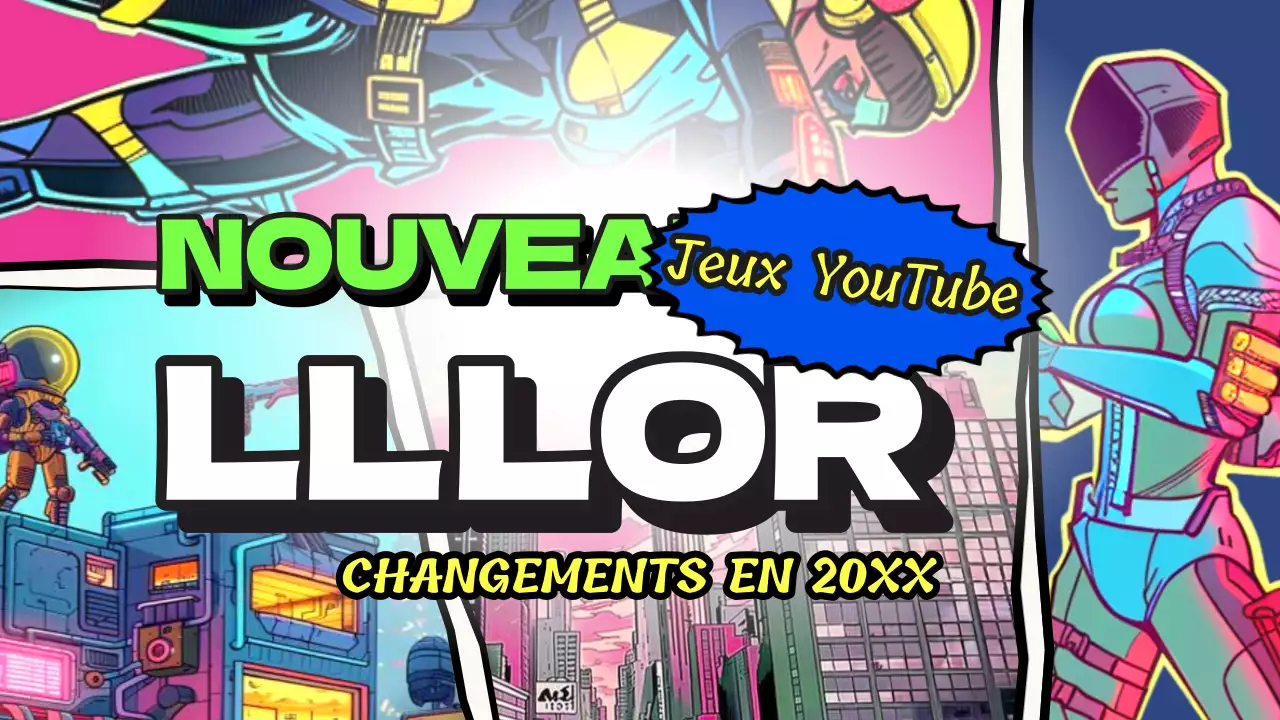 Miniature YouTube rétro en rose et jaune