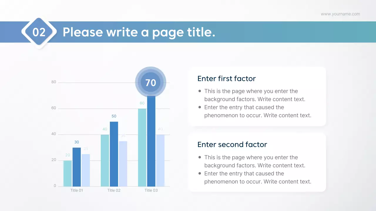 Blue Modern Analysis Presentation