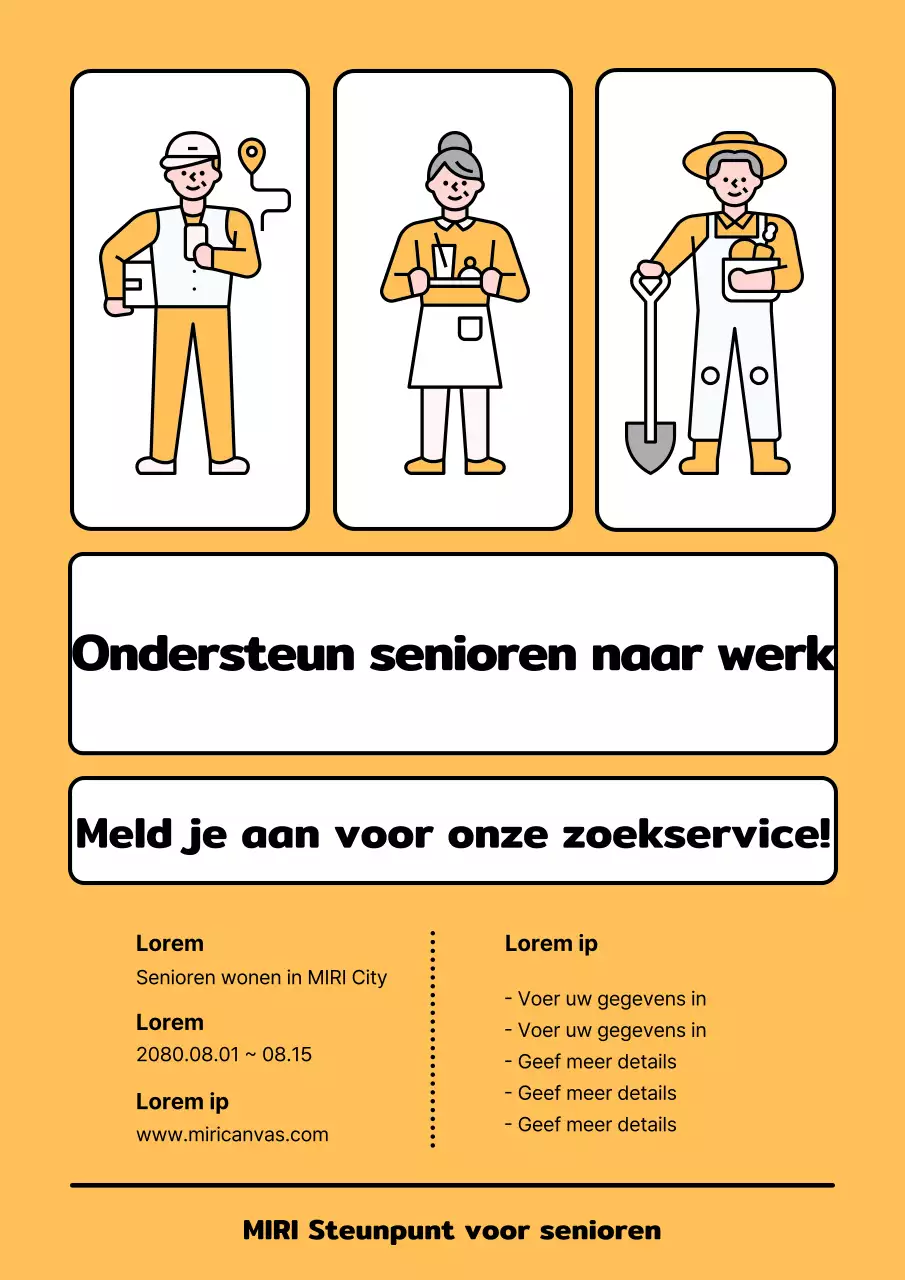 Het trendy werkgelegenheidscentrum voor senioren in Geel promoten