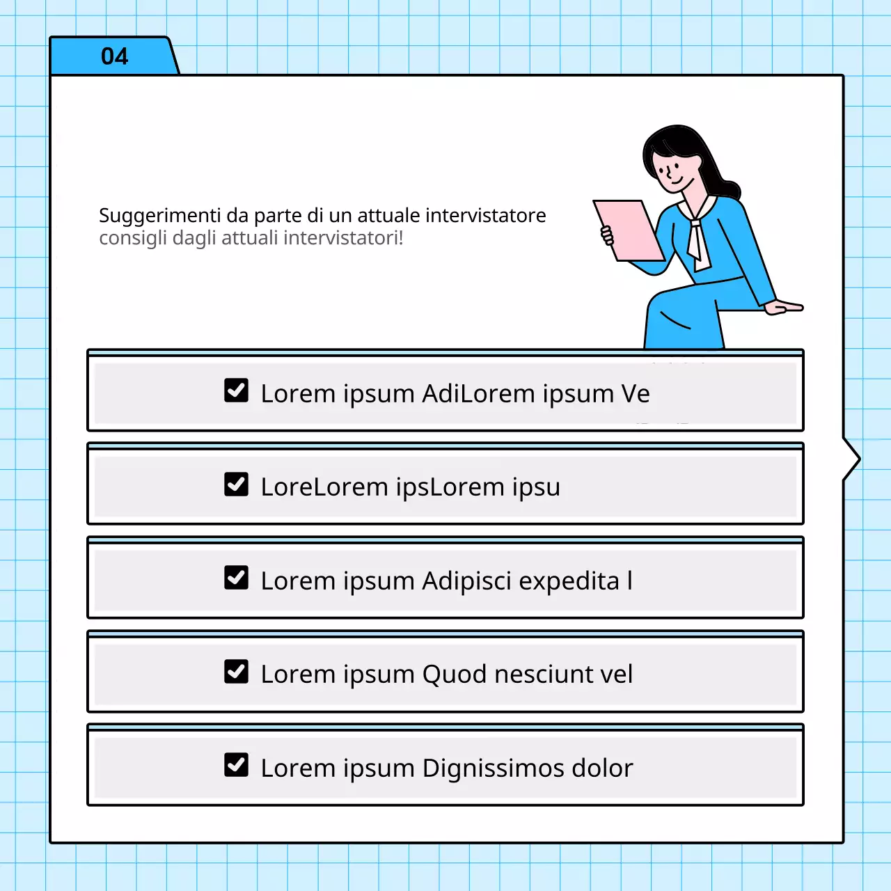 Sulle semplici strategie per i colloqui di lavoro in azzurro e rosa