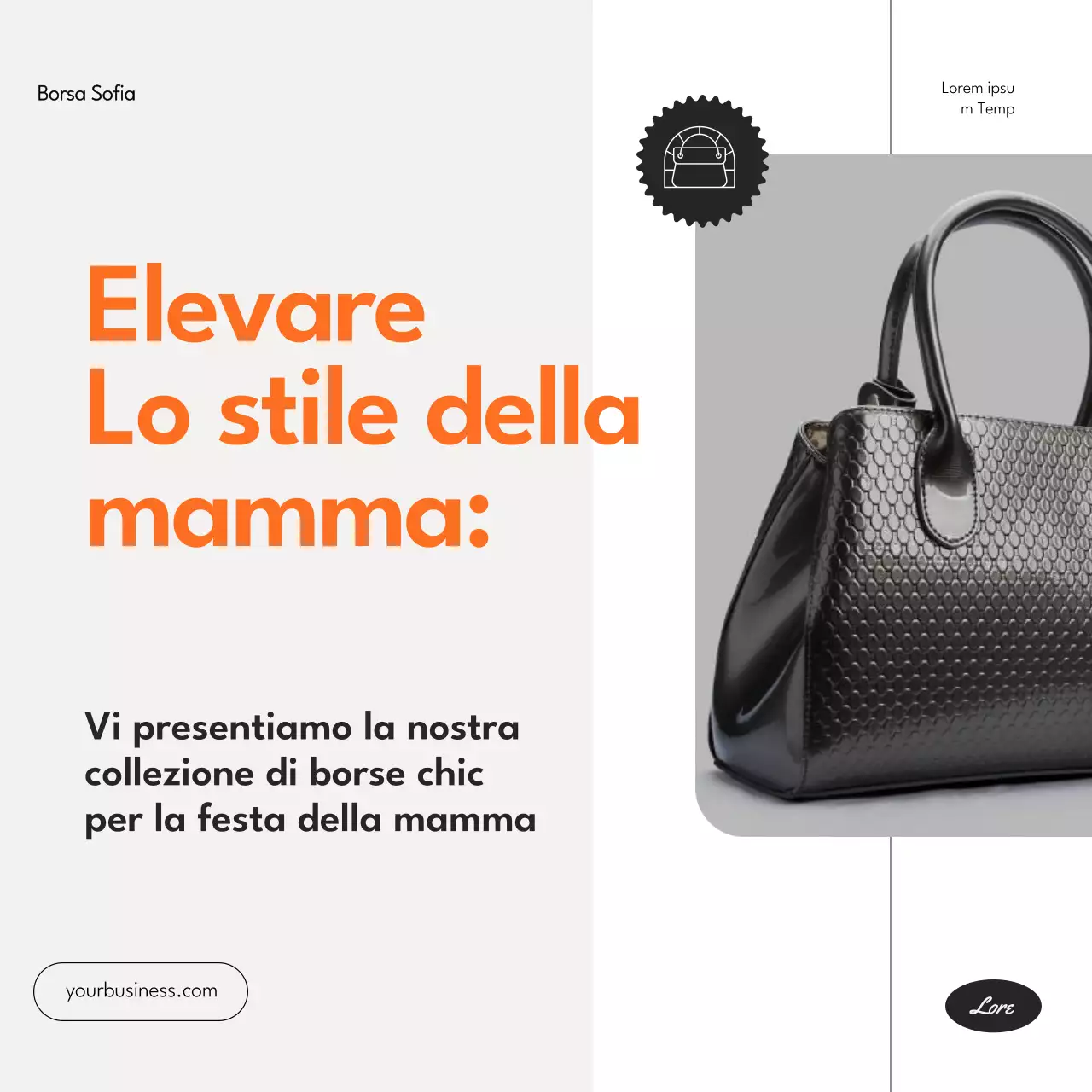 Grigio arancione Minimal Modern Promotion Product Celebrate Mother's Day Carosello di Instagram