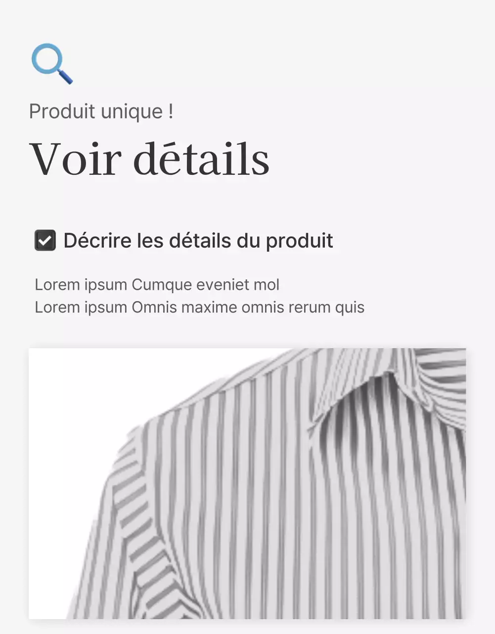 Une publicité pour un centre commercial de mode avec des emojis stylisés simples, blancs et gris.