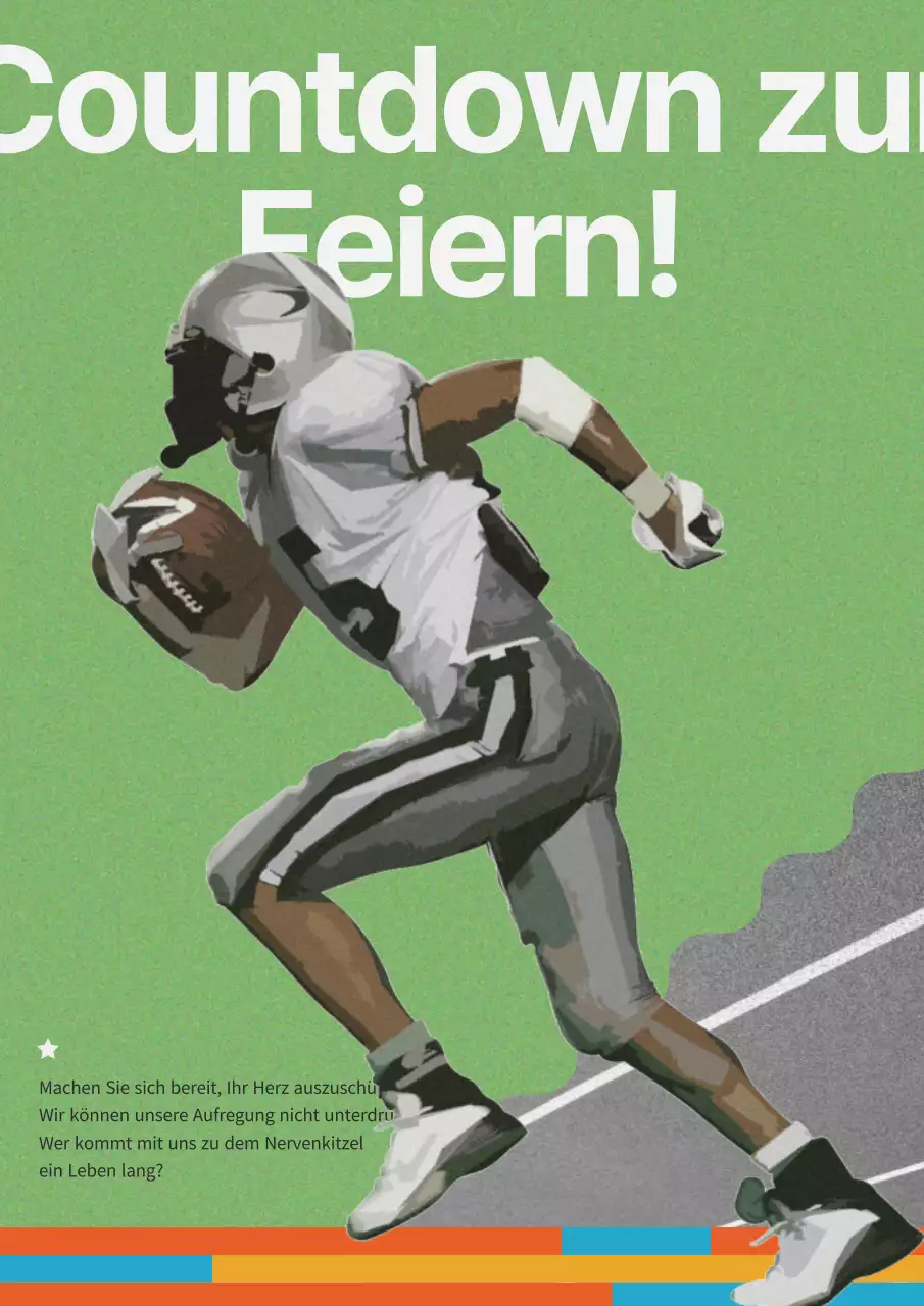 Alte Sportwerbung in Grün