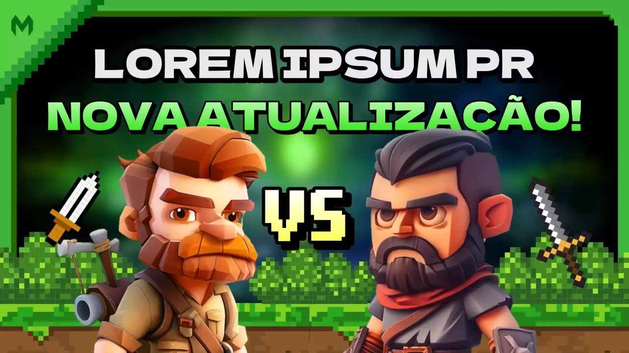 Miniatura do jogo de fantasia verde e preto