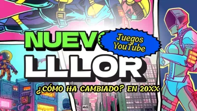 Miniatura retro de dibujos animados de YouTube en rosa y amarillo