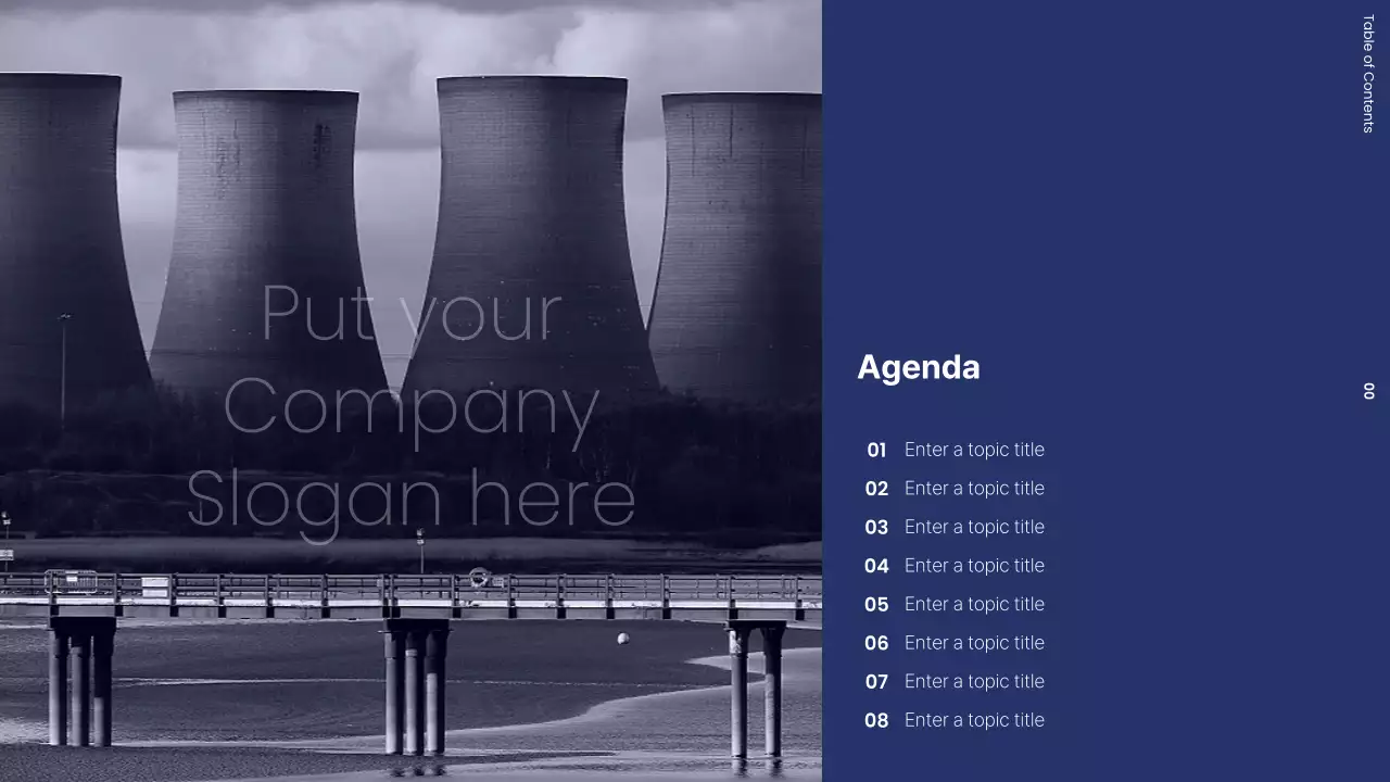 Blue Professional Company Profile Presentation